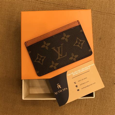 is louis vuitton card holder real.